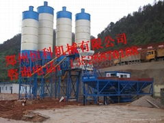 HZS120系列預拌混凝土攪拌站 高效建筑設備的核心配置